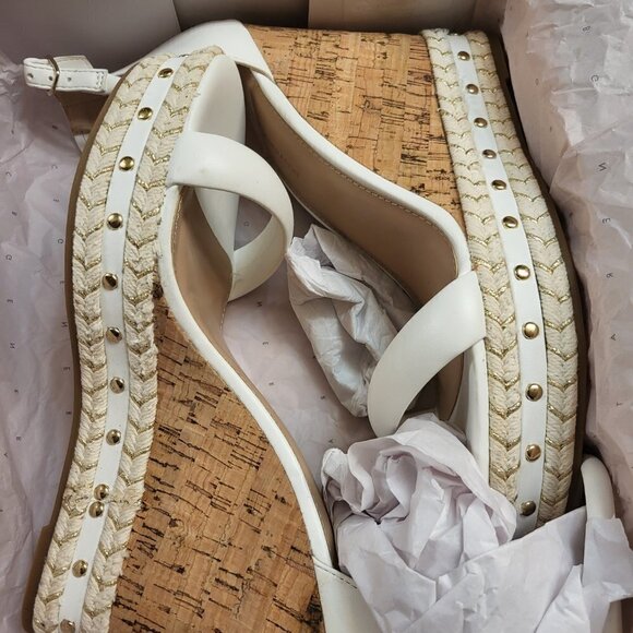 BCBGeneration women's Narida Espadrille Ankle Strap Wedge Sandals Size: 10 NIB - Picture 6 of 11